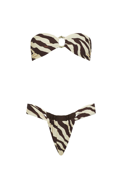 VDM The Label Bailey Zebra Reversible Bandeau