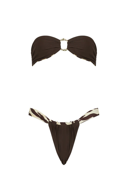VDM The Label Bailey Zebra Reversible Bandeau